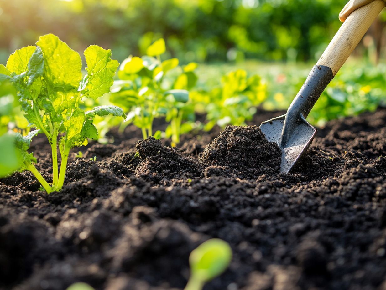 Illustration of soil testing and monitoring techniques