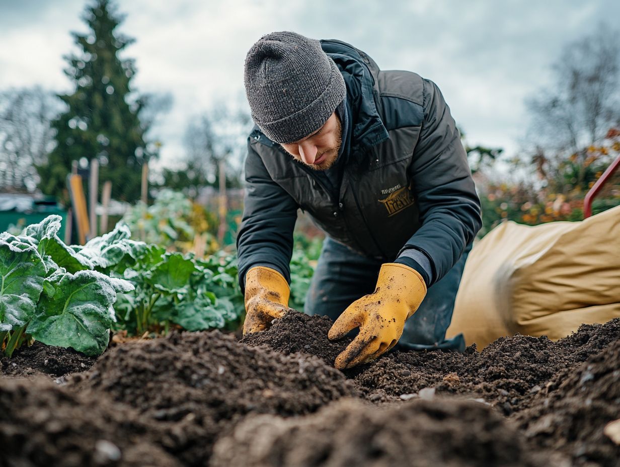 A gardener selecting soil types for thriving in cold climates.