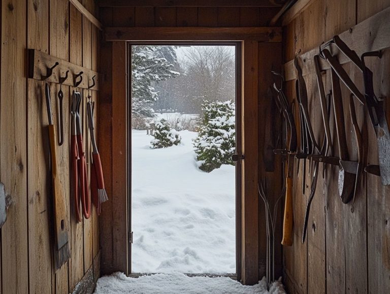 How to Store Garden Tools for Winter