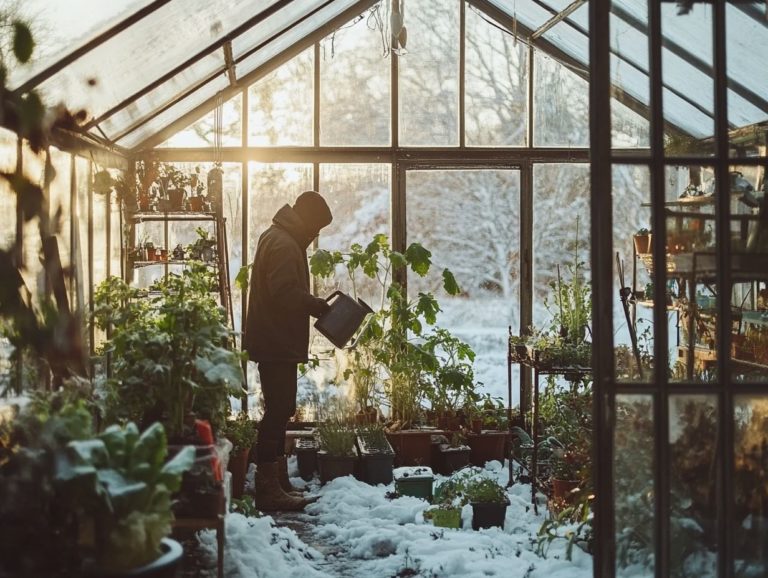 How to Use a Greenhouse in Winter Gardening