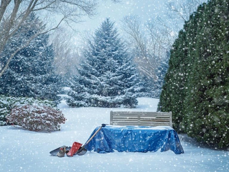 How to Use Garden Tarps in Winter