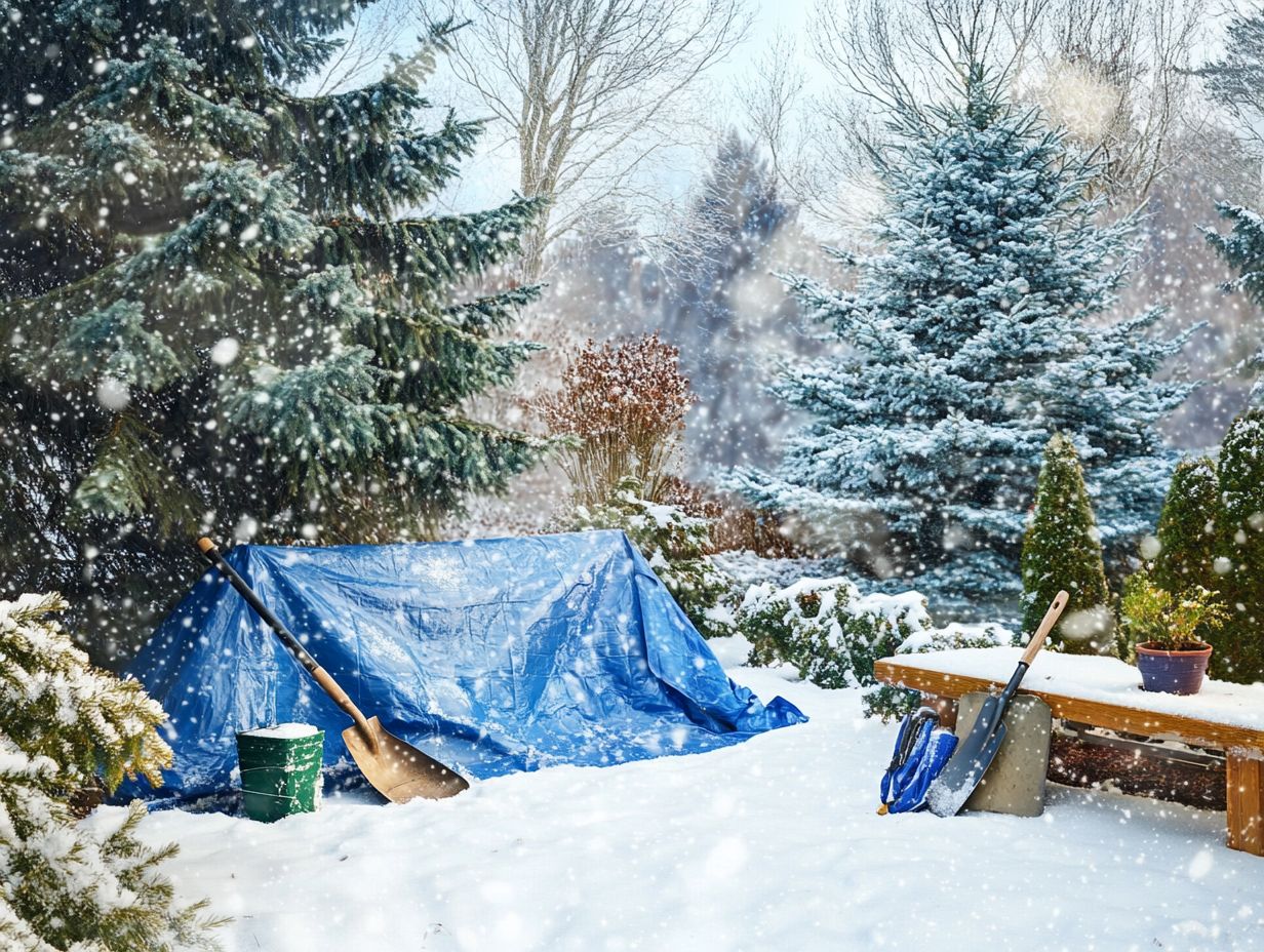 A visual guide for selecting the best winter garden tarp