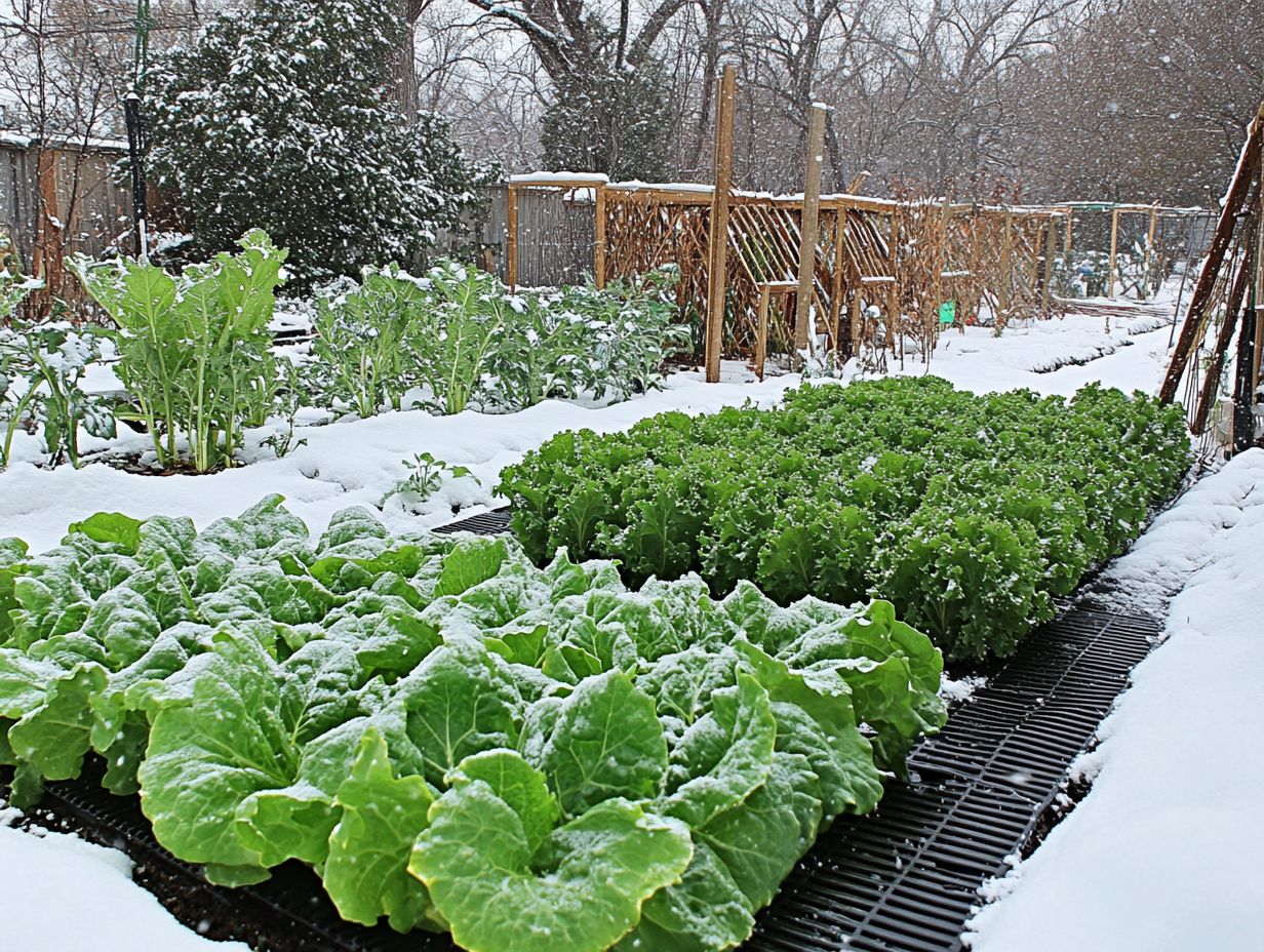 A heat mat in action, protecting seedlings from frost and cold temperatures