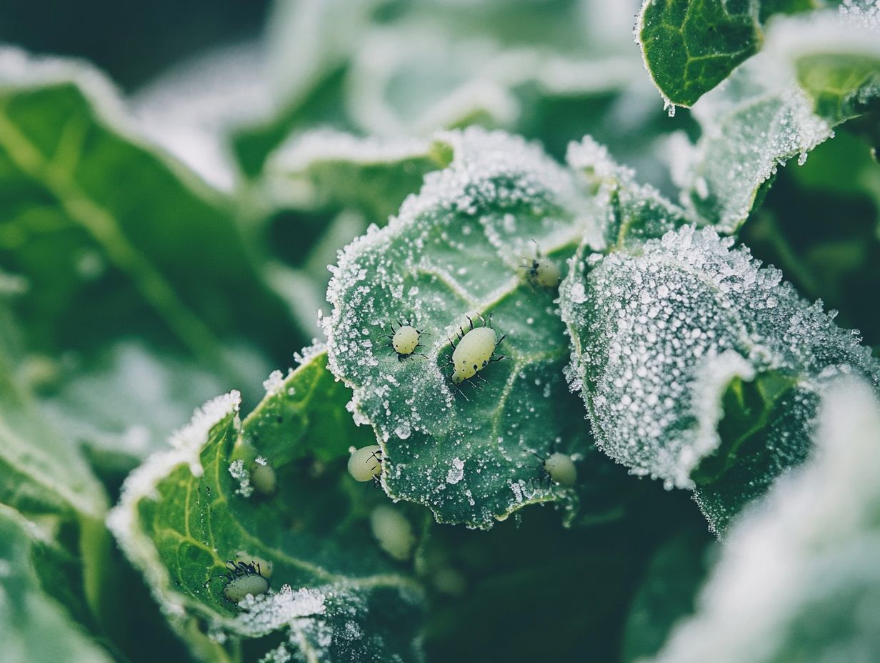 Image showing signs of pest infestation such as discolored leaves and holes in foliage