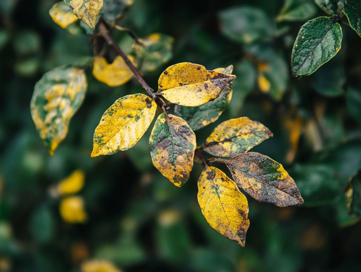 A garden showcasing healthy plants and effective strategies for preventing winter plant diseases