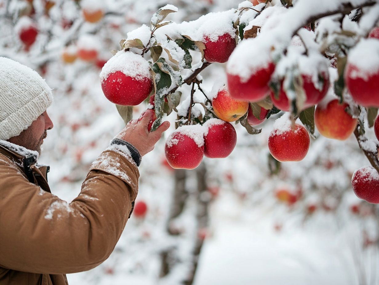 An image illustrating fruits suitable for cold-climate harvests.