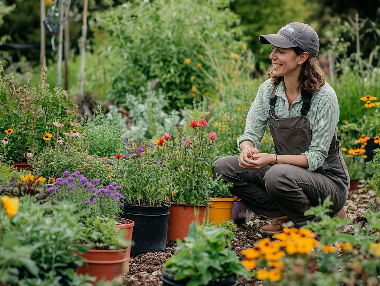 An informative graphic about selecting plants for cold-climate rain gardens