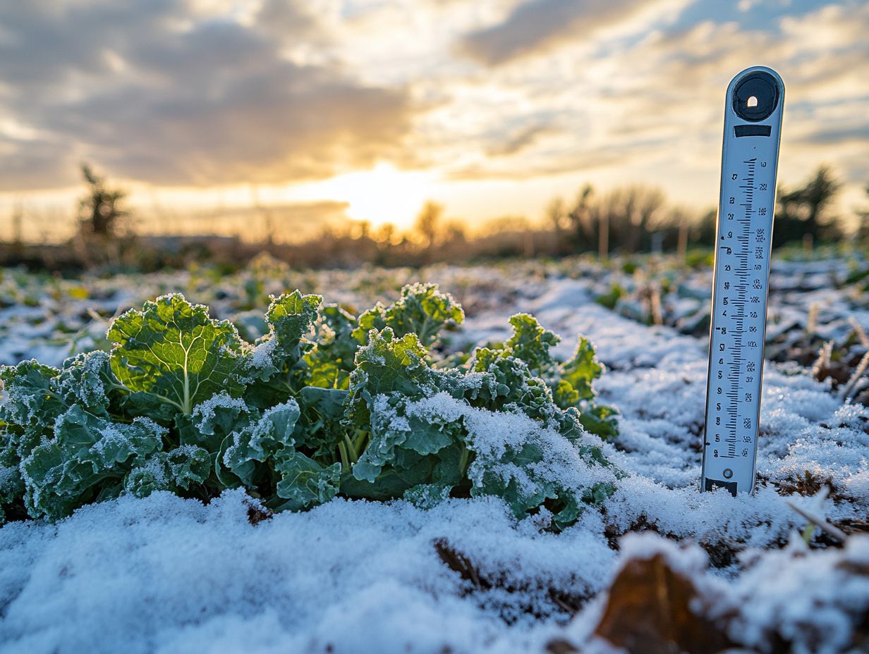 Image illustrating frequently asked questions about soil temperature in cold-climate gardening