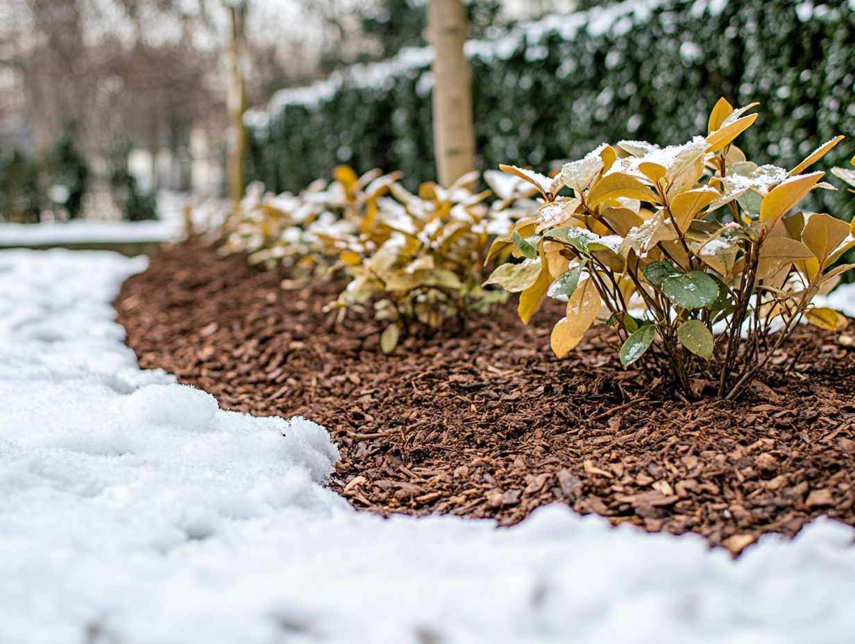 Varieties of mulch suitable for cold climates