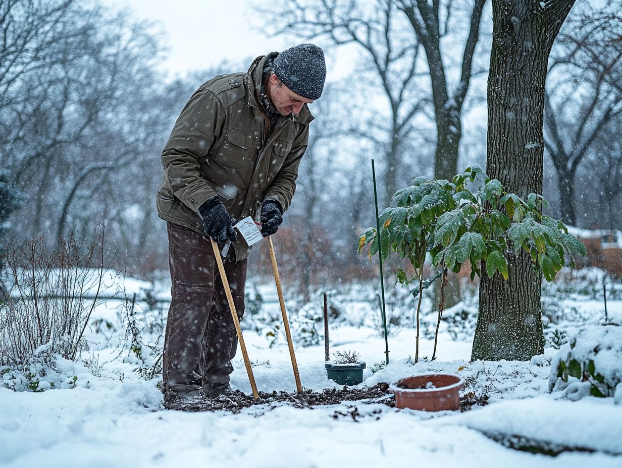 Gardeners analyzing soil test results for a thriving garden