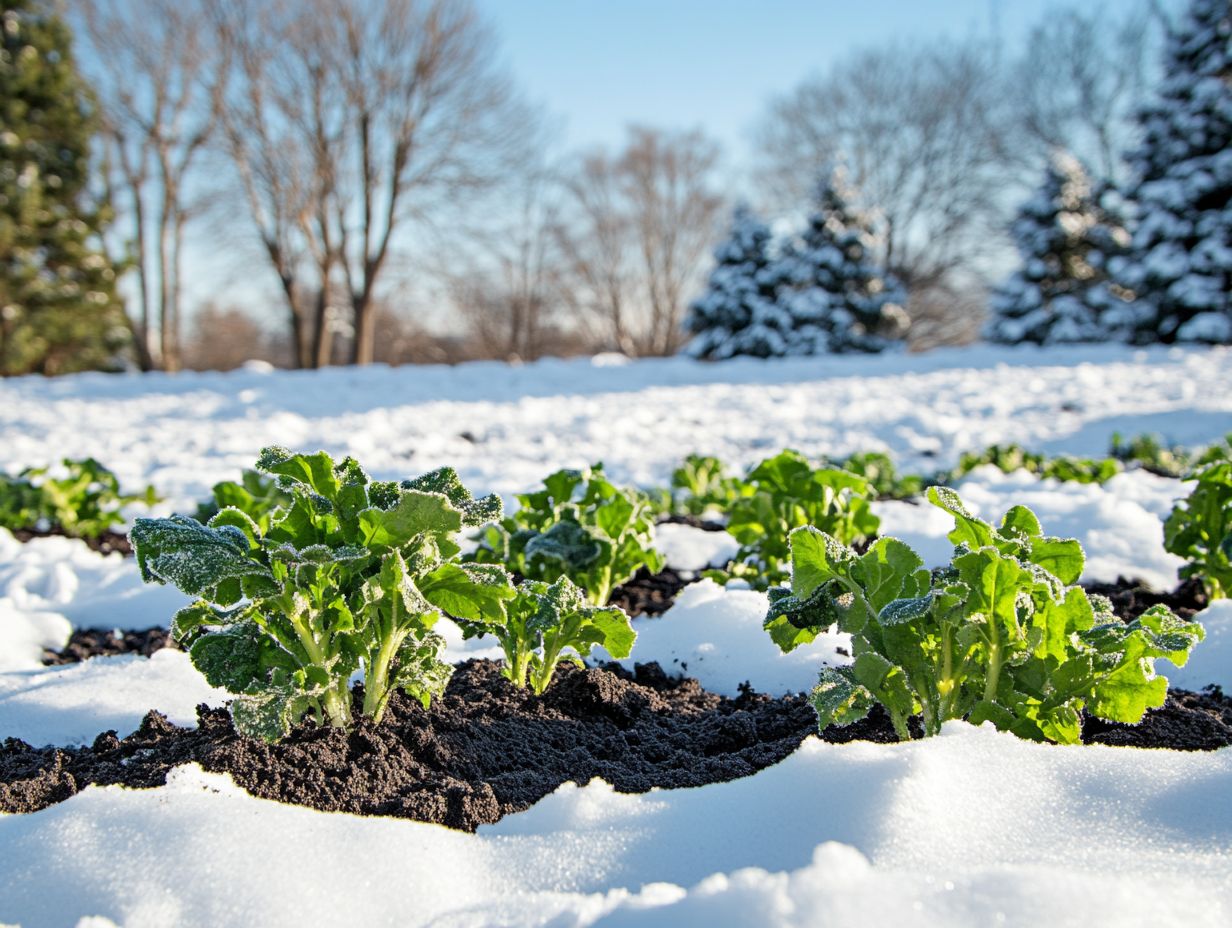 Illustration showing key takeaways about the role of soil in plant health in cold climates