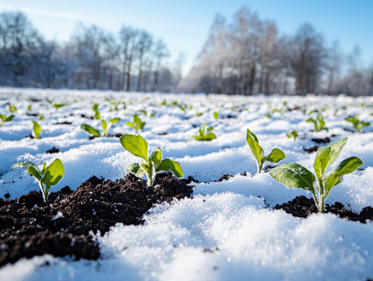 Illustration of soil-related problems in cold climates