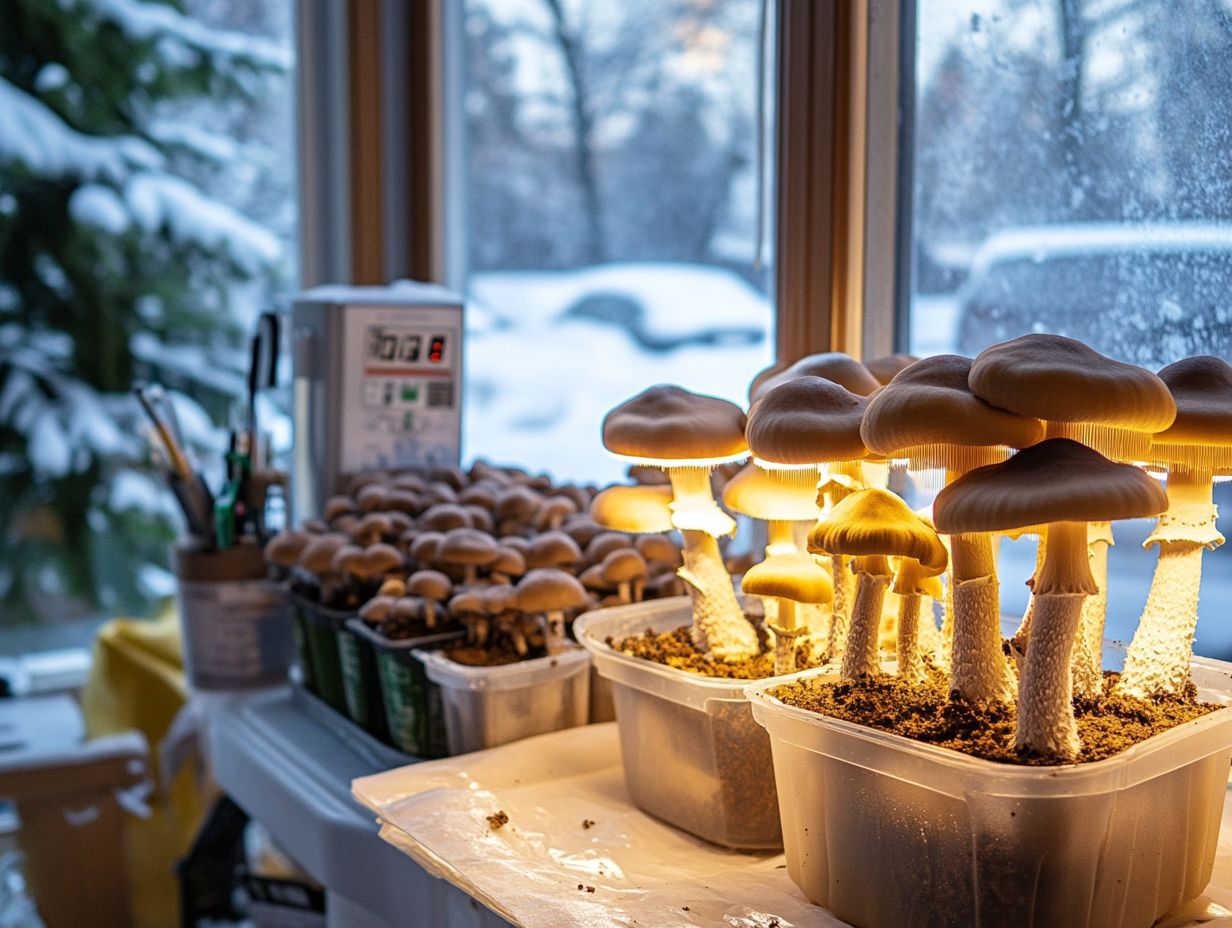 Illustration of Frequently Asked Questions about Winter Mushroom Growing