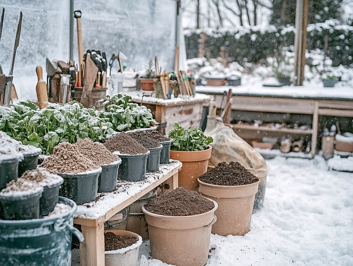 A visual representation of the top 10 myths about gardening in cold climates.