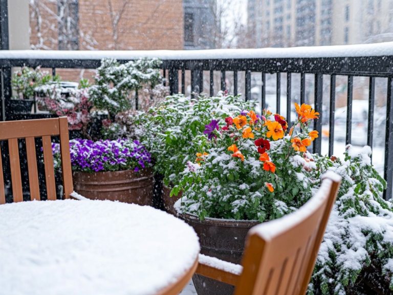 Top 10 Plants for Small Cold-Climate Balconies