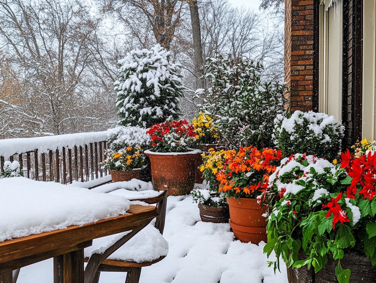 What are the top 10 plants recommended for small cold-climate balconies?