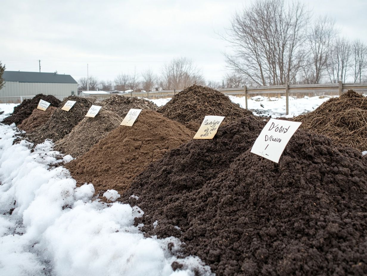 Soil amendments benefiting plants in cold weather