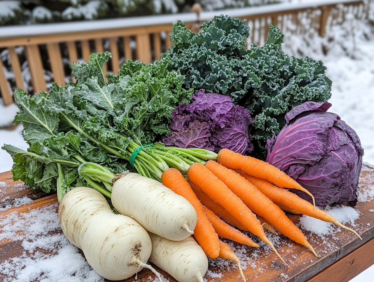 Allium vegetables like onions, garlic, and shallots are perfect for winter gardening