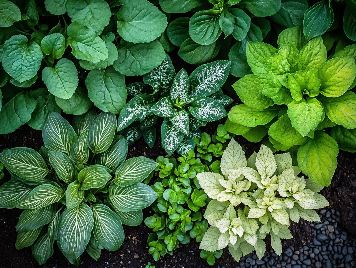 A visual guide to the top 5 shade-tolerant plants for cold climates