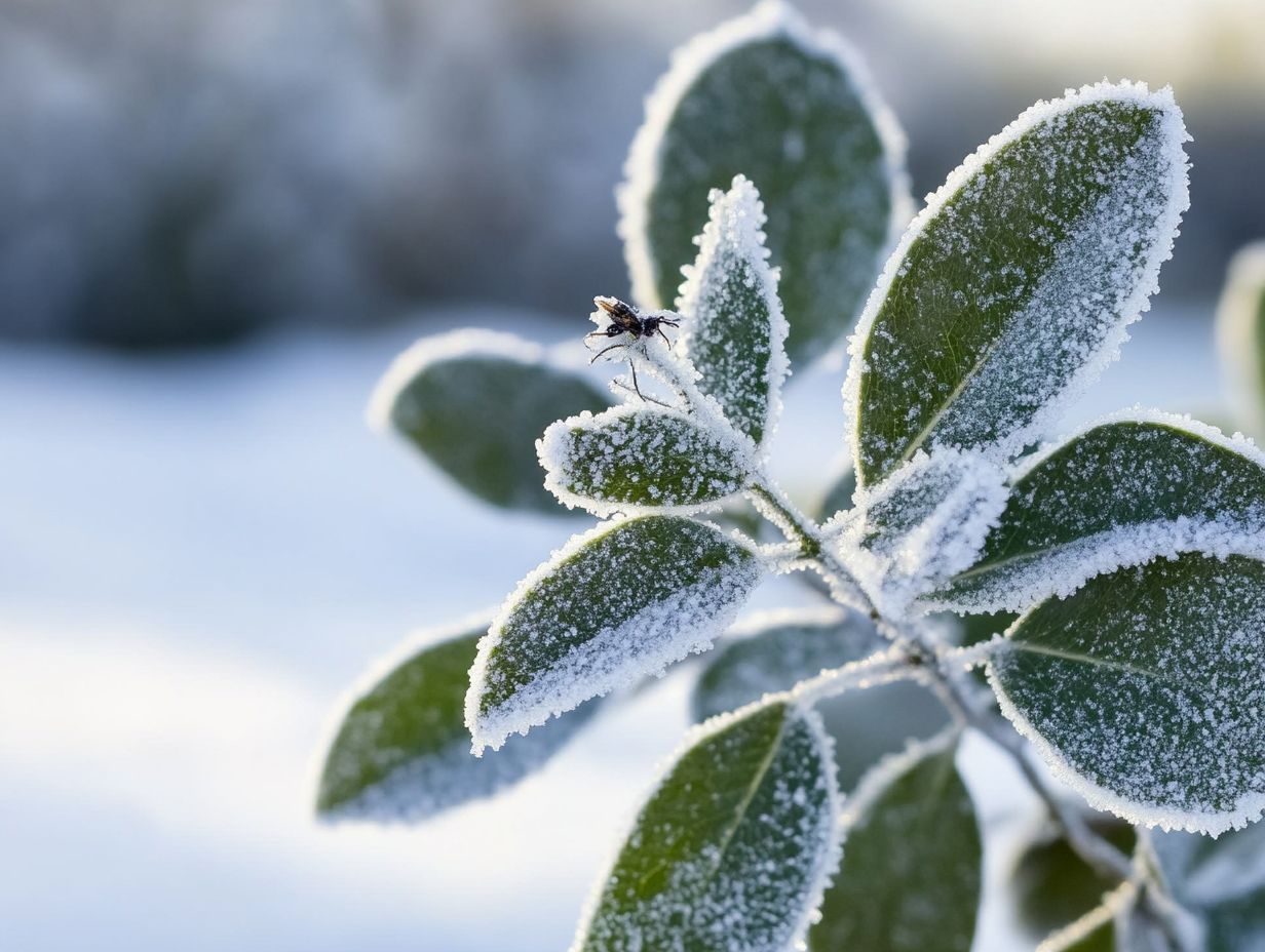 Illustration of pest resistance in cold climates