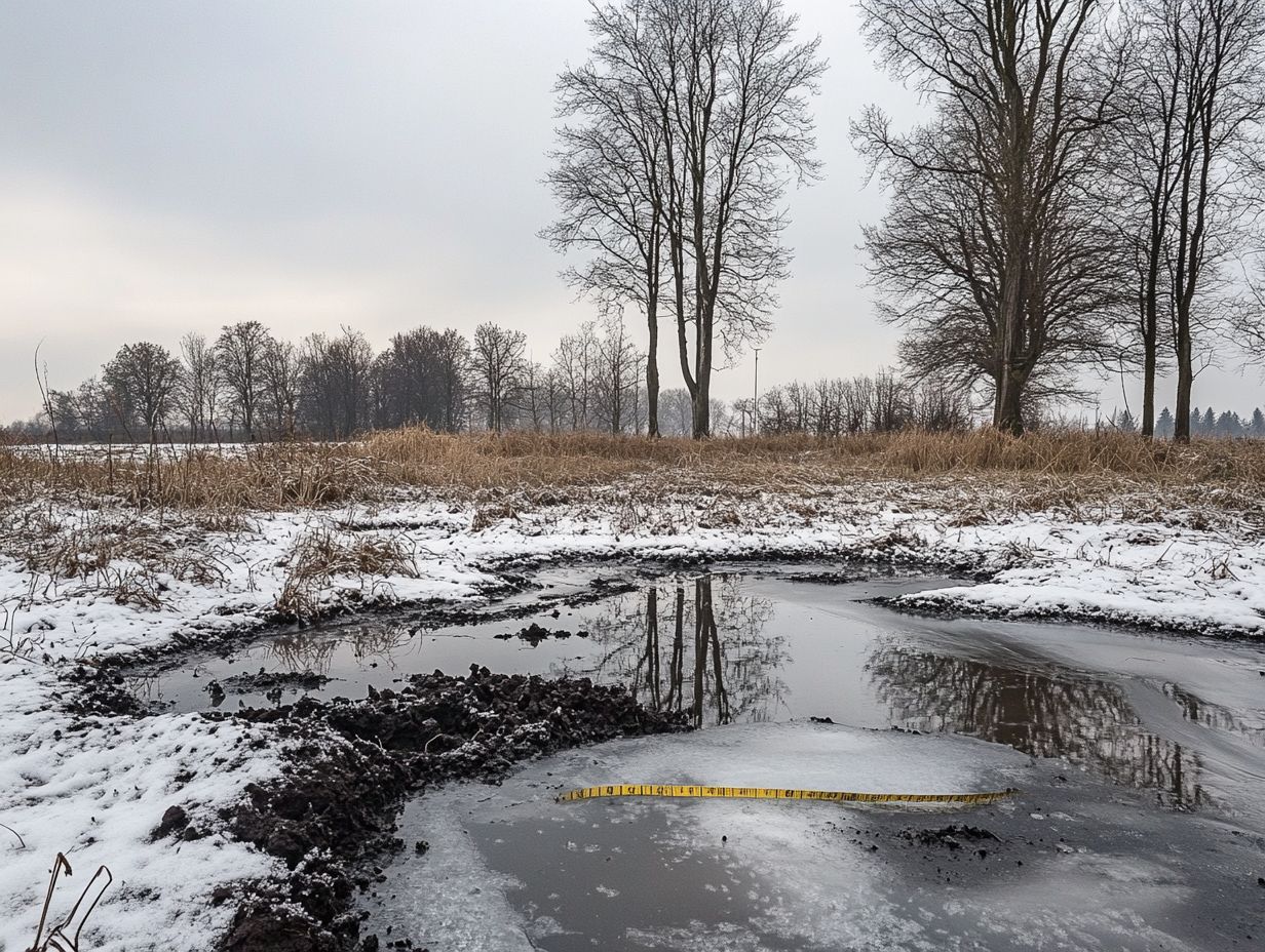 Comparison of sandy and clay soils for drainage