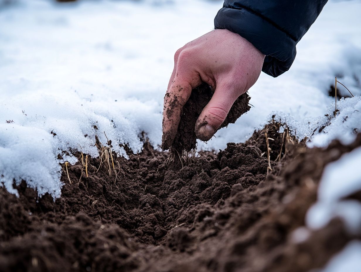 How does the cold climate affect soil fertility levels?