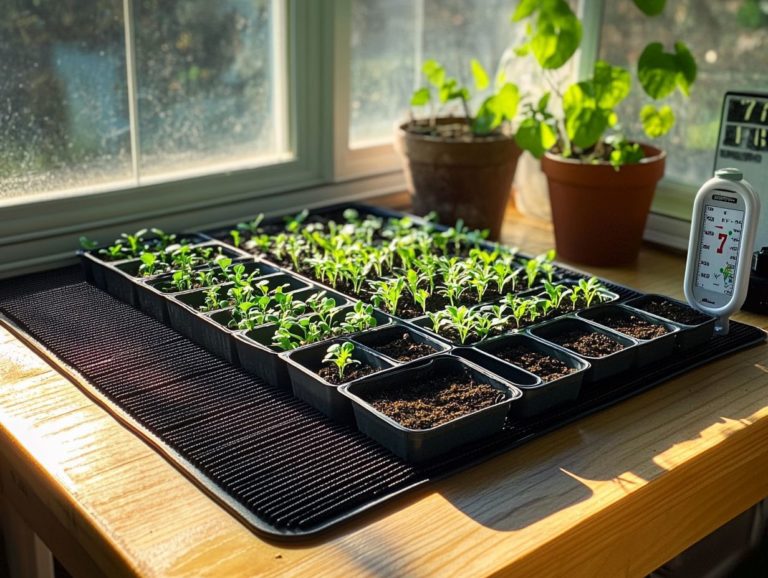 Using Heat Mats for Winter Seedlings