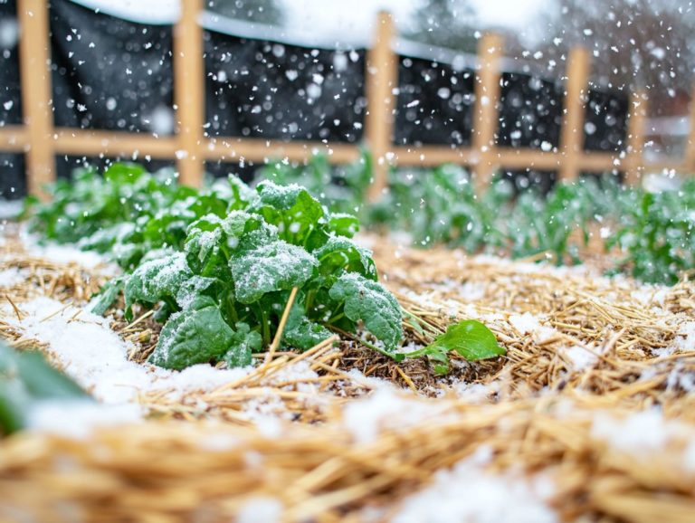 Using Mulch to Protect Winter Crops