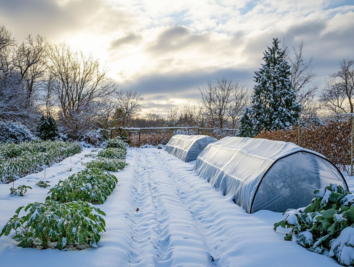 Using row covers before first frost