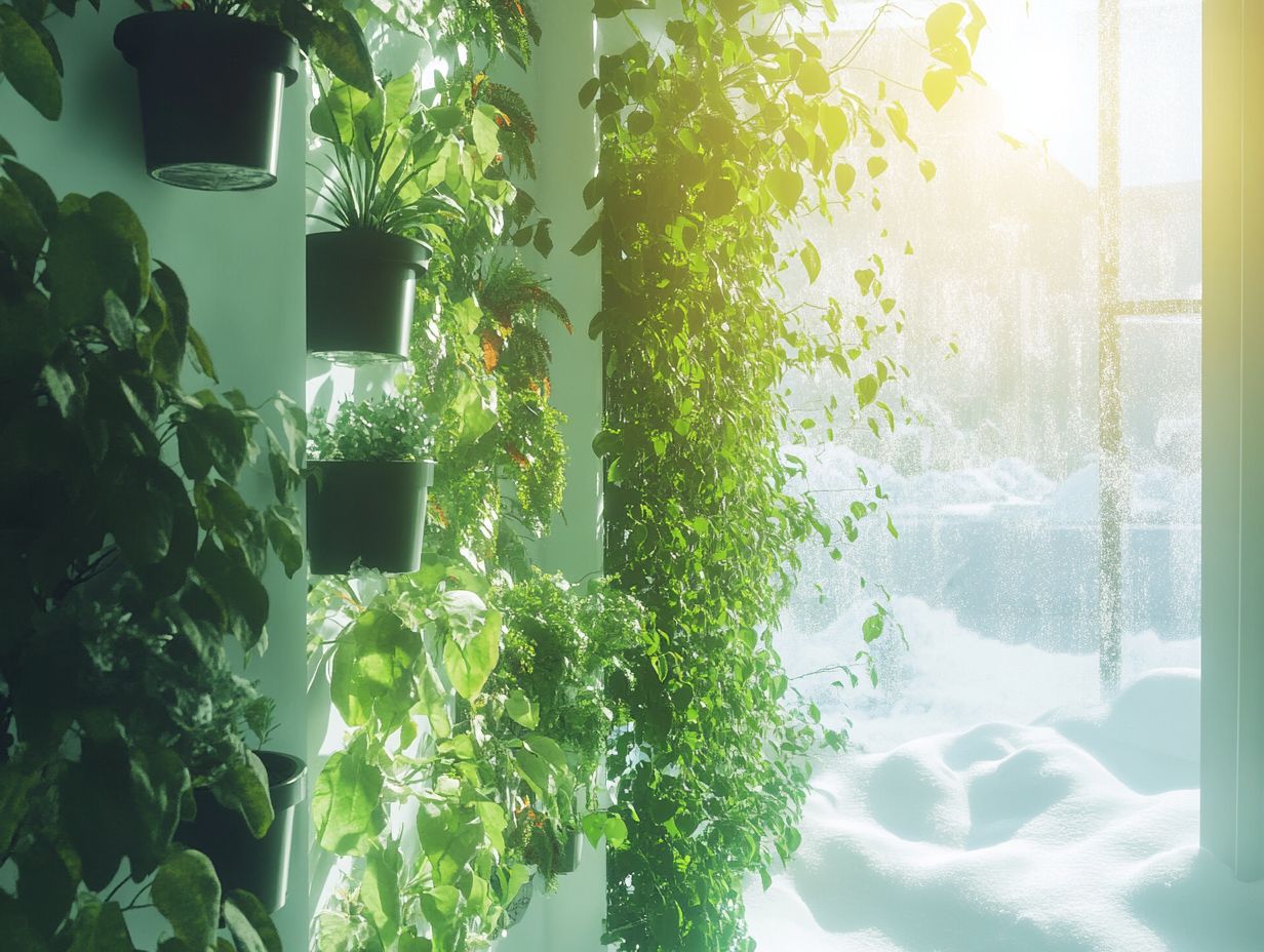 Types of Vertical Gardening Structures for Winter