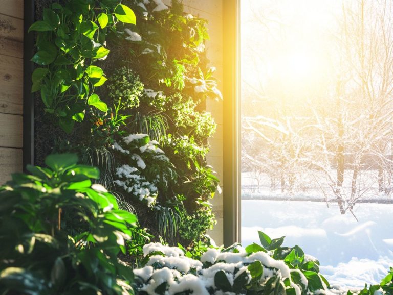 Utilizing Vertical Gardening in Winter