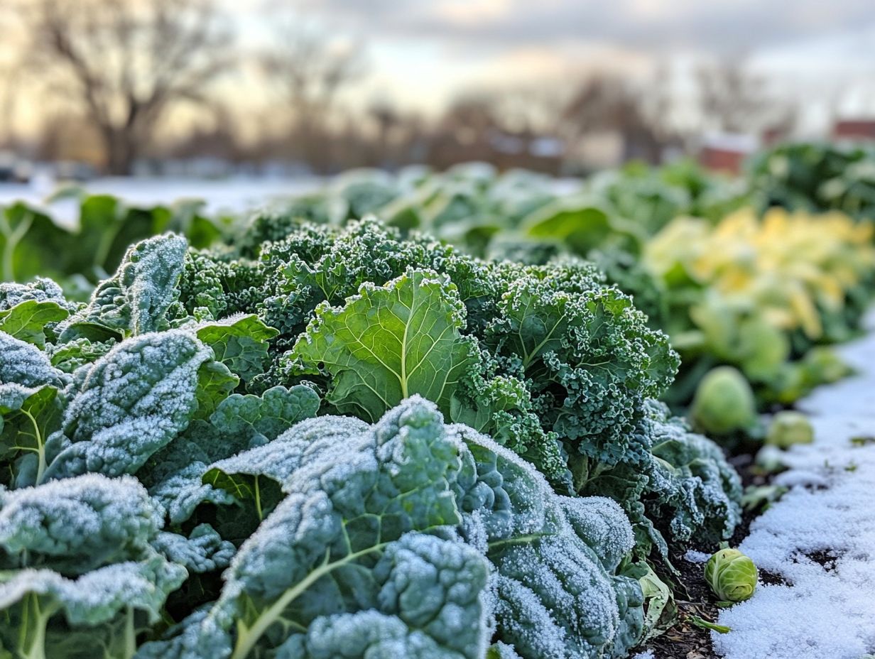 Illustration of Key Takeaways for Cold Weather Vegetables