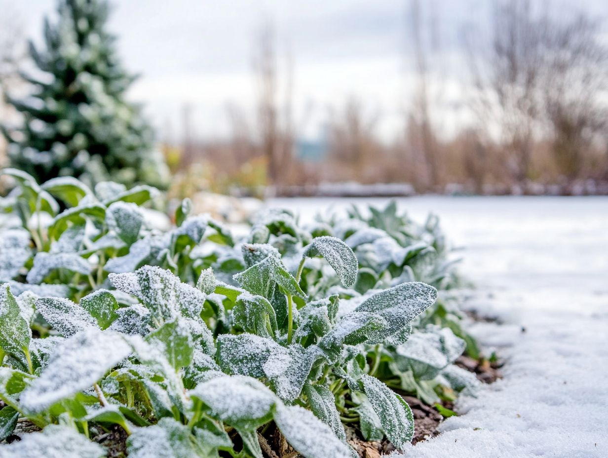 Image illustrating factors that make cold-climate gardening challenging