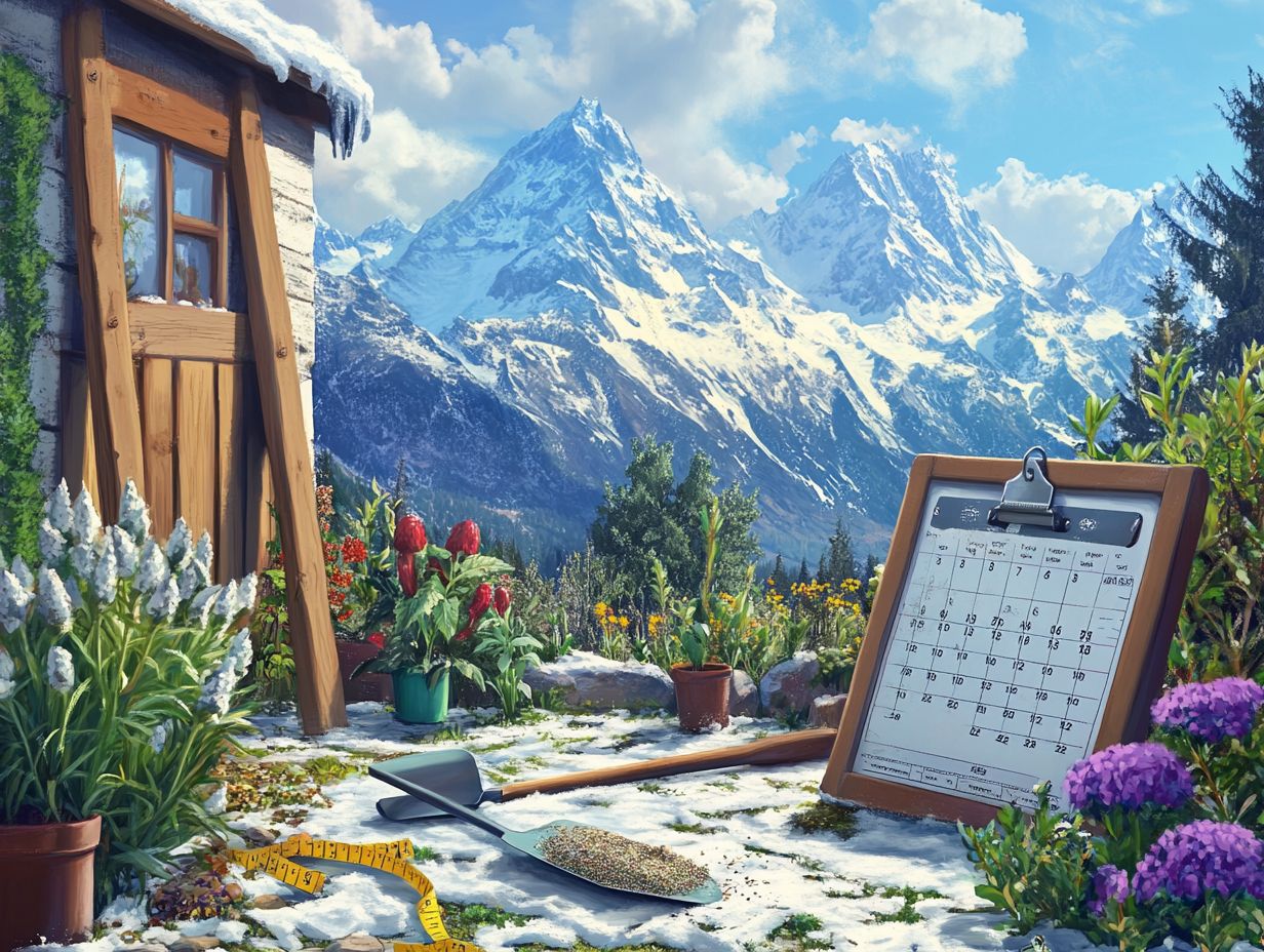 What are the Sowing Dates for Cold Climates?