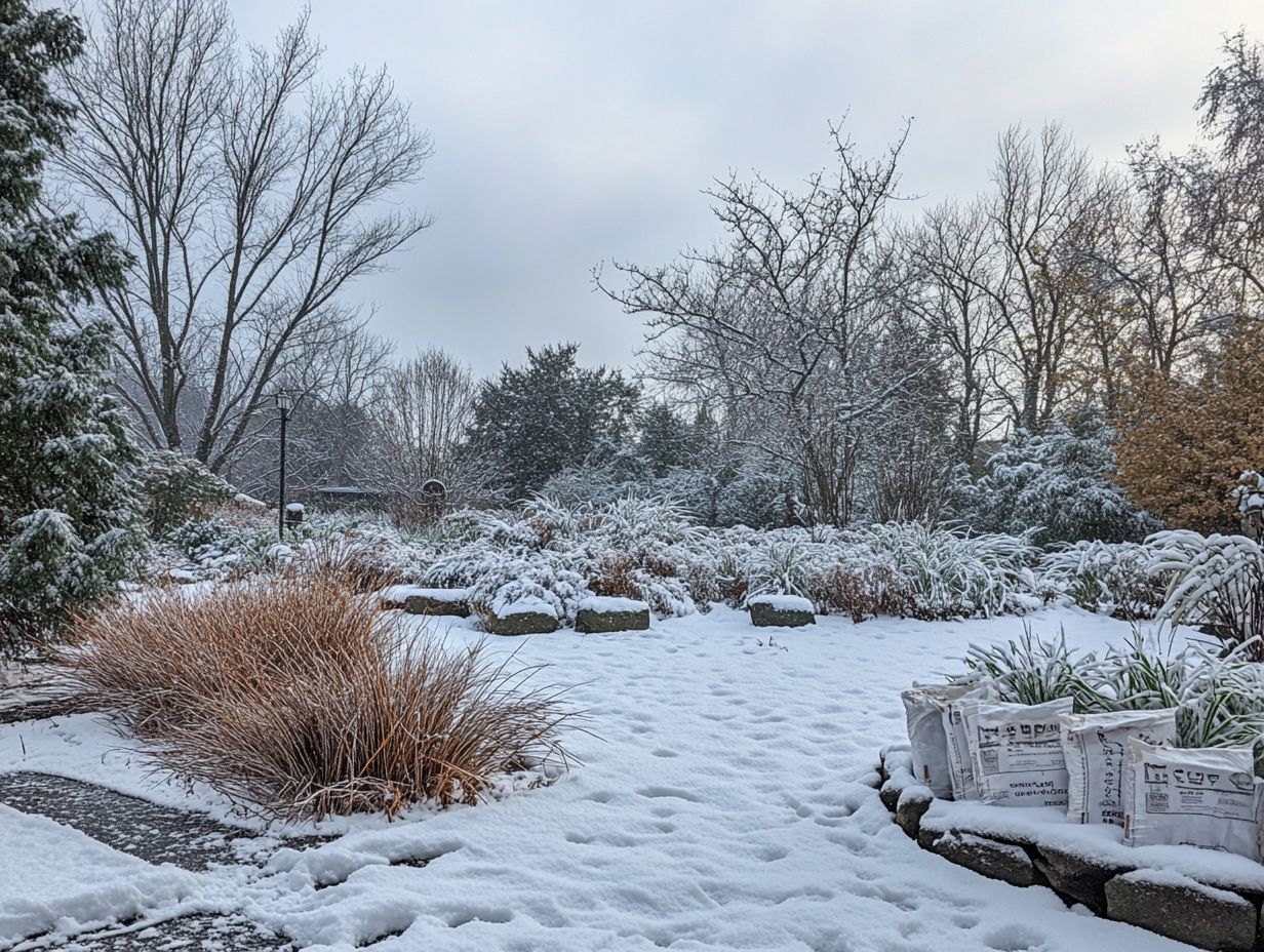 Image showing key takeaways for gardening in cold climates