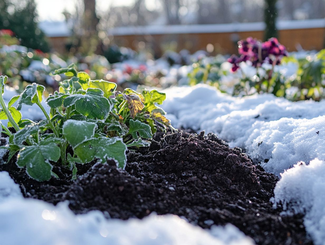 Illustration of key takeaways for cold-climate gardening.