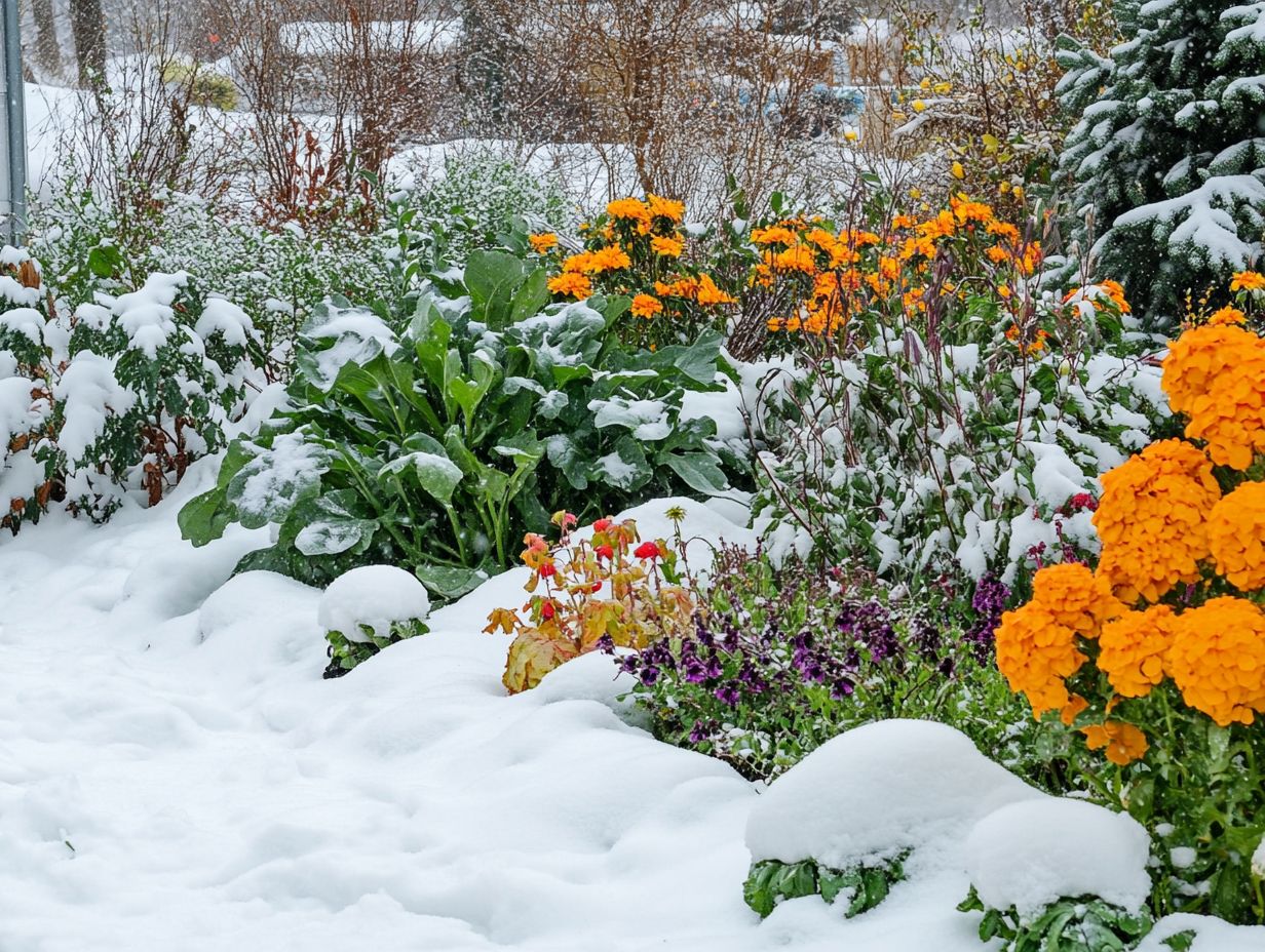 Illustration of key takeaways for cold-climate gardening