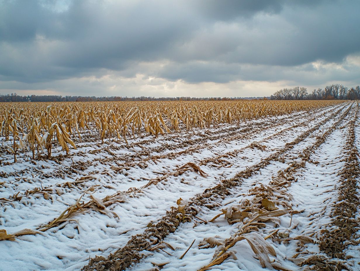 Physical and Visual Indicators of Winter Crop Stress