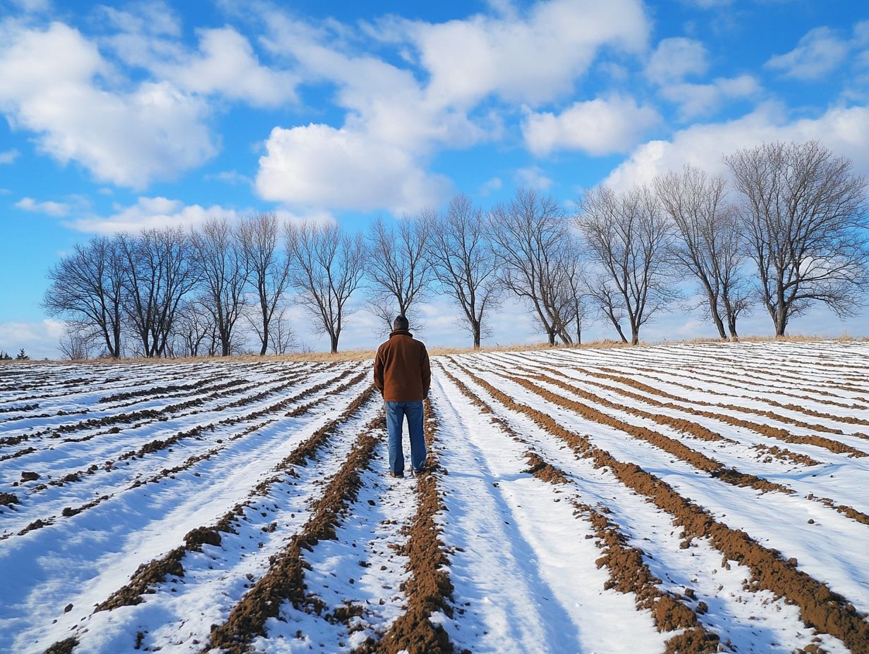 Illustration of winter crop rotation benefits