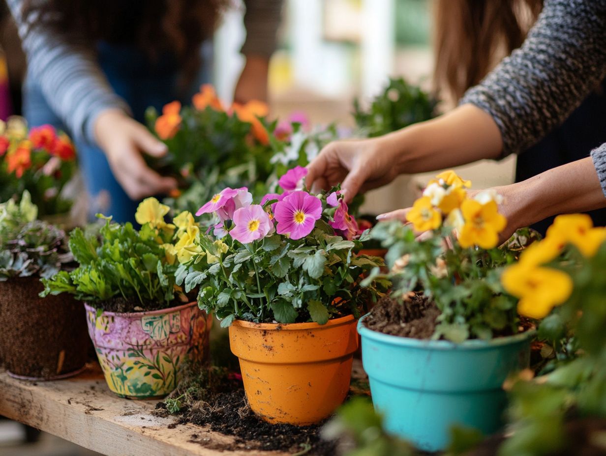 A collage of winter gardening workshops near you.