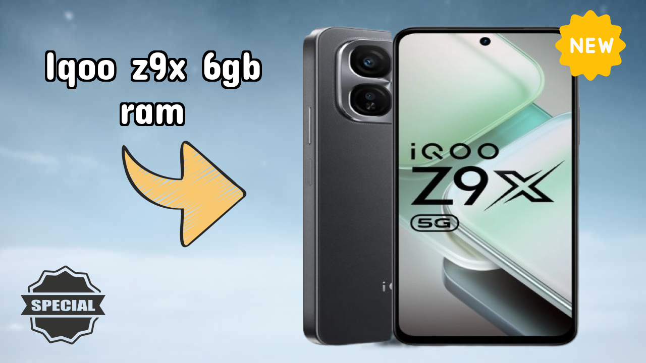 IQOO IQOO Z9x 6GB RAM - Price Dropped to ₹11,985 Today!