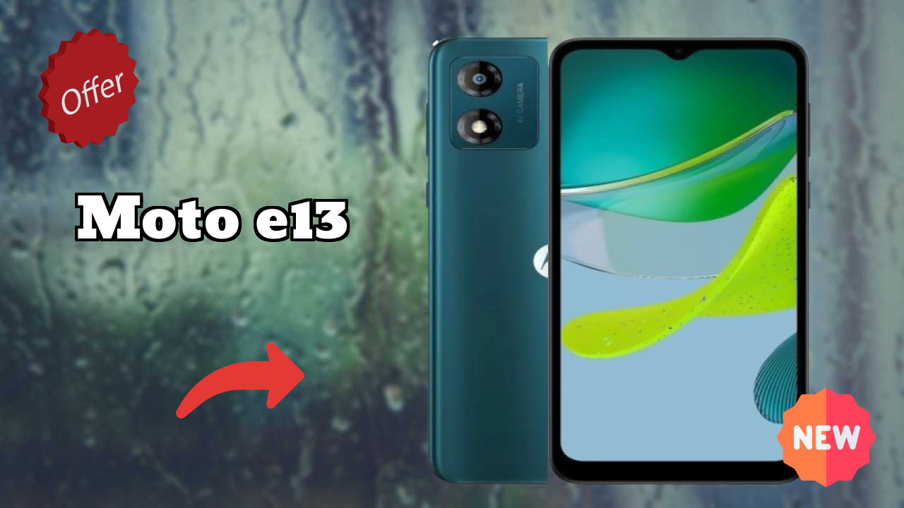 Moto E13 Display Size: 6.5 Inches (16.51 Cm) Screen Review