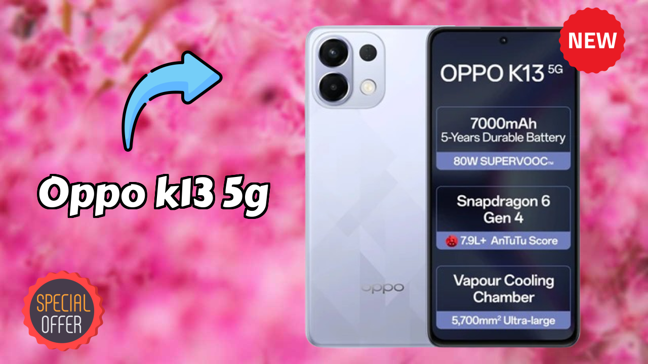 OPPO K13 5G Display Size: 6.67 Inches (16.94 Cm) Screen Analysis