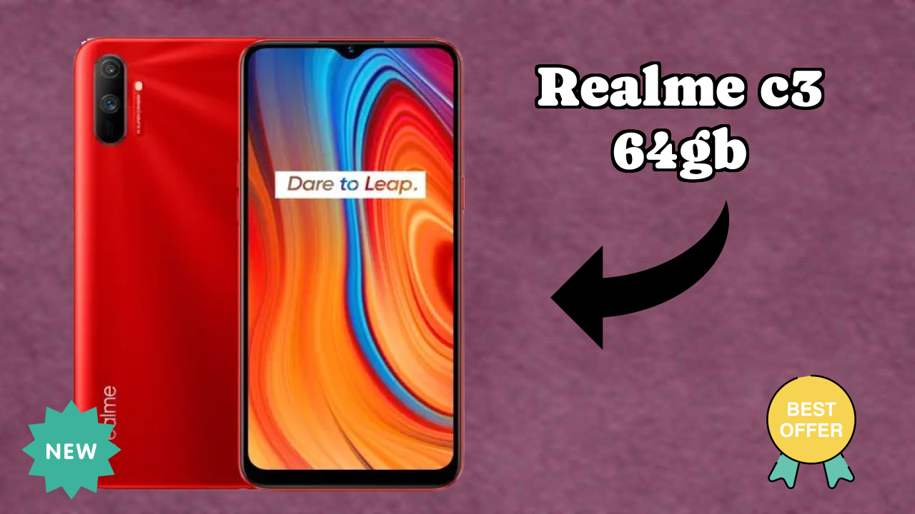 Realme C3 64GB Display Technology: 6.5 Inches (16.51 Cm) Screen