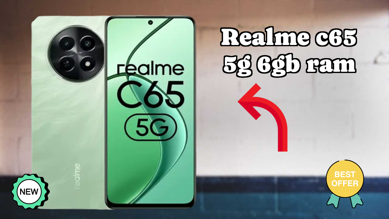 Realme C65 5G 6GB RAM Gaming Test: MediaTek Dimensity 6300 FPS Performance