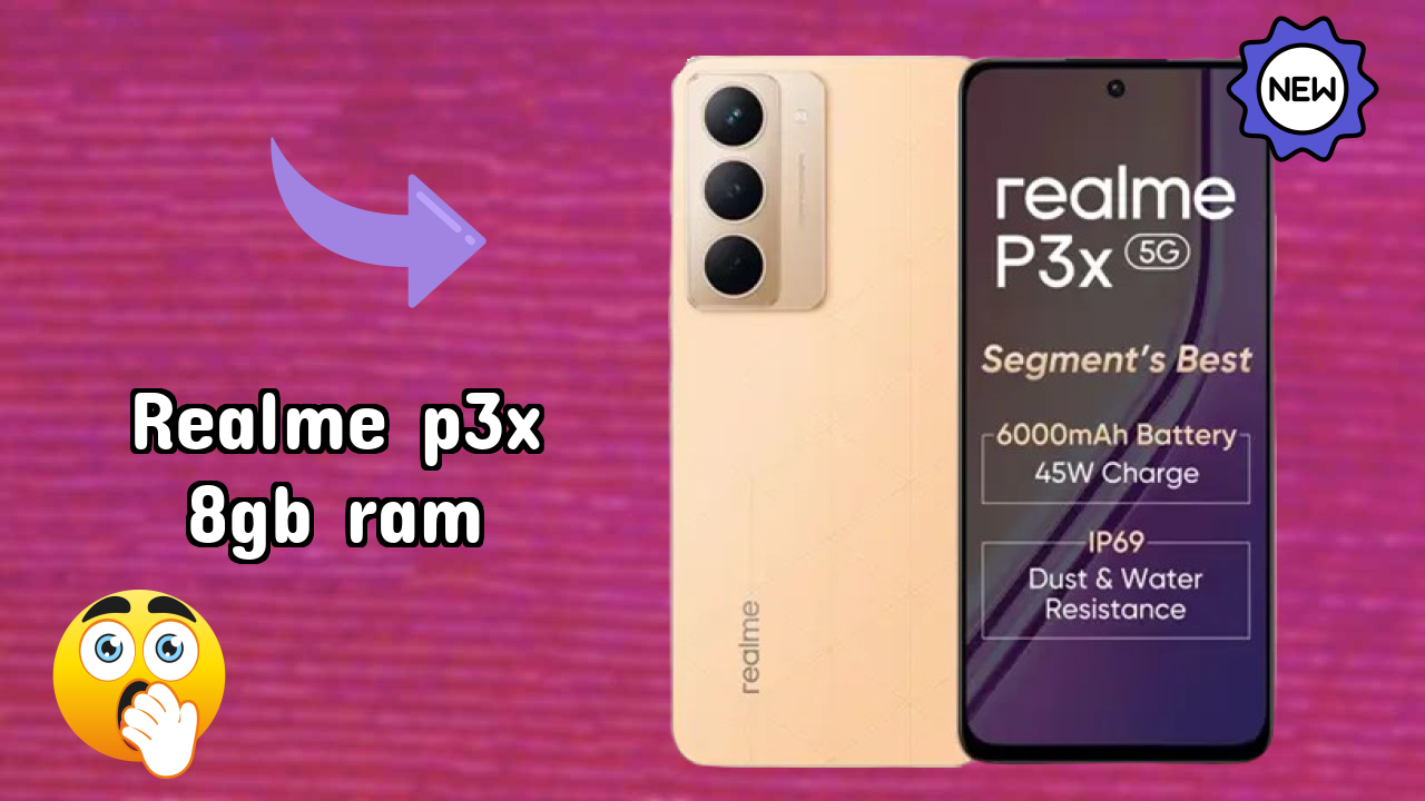Realme P3x 8GB RAM Display Review: LCD Technology