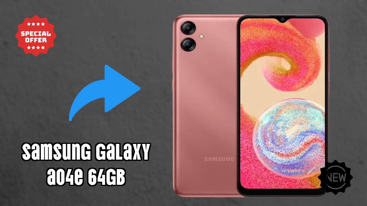 Samsung Galaxy A04e 64GB at ₹9,999 - Complete Specifications