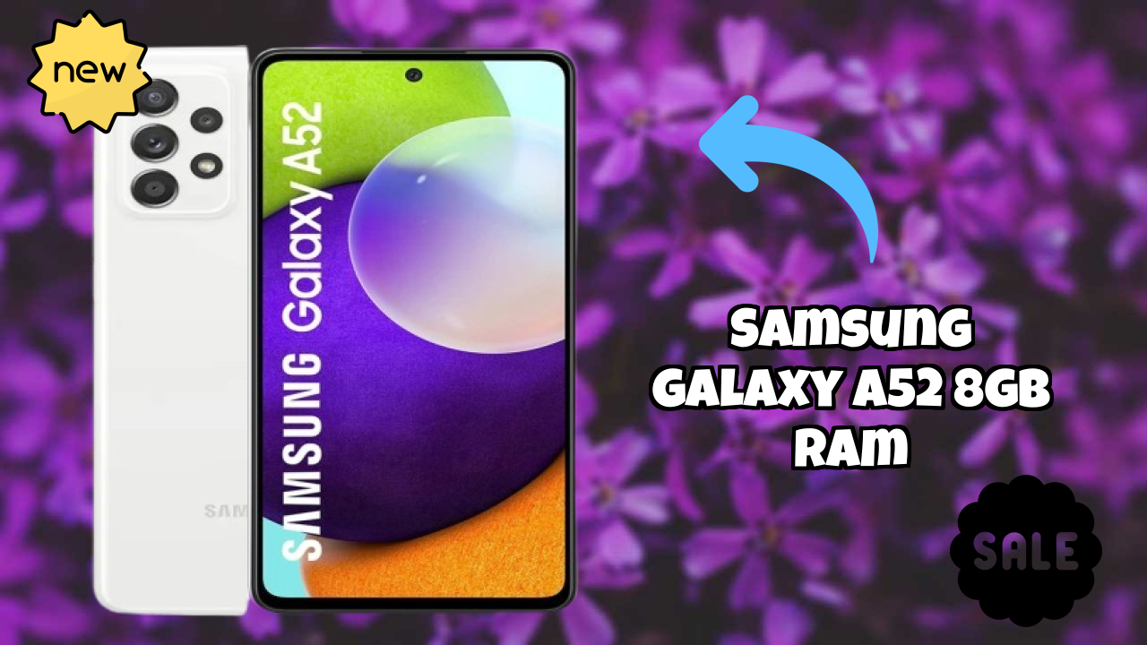 Samsung Galaxy A52 8GB RAM Camera Quality: 32 MP Front Camera Selfie