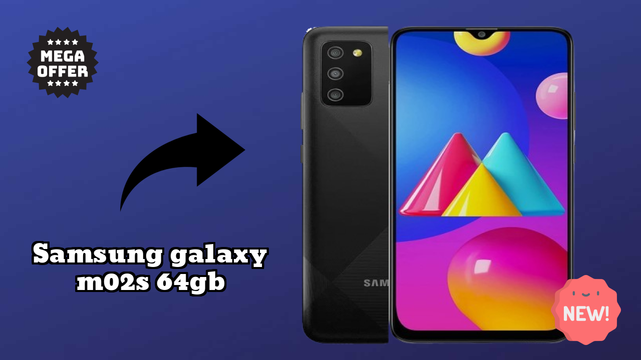 Samsung Galaxy M02s 64GB Display Size: 6.5 Inches (16.51 Cm) Screen Quality