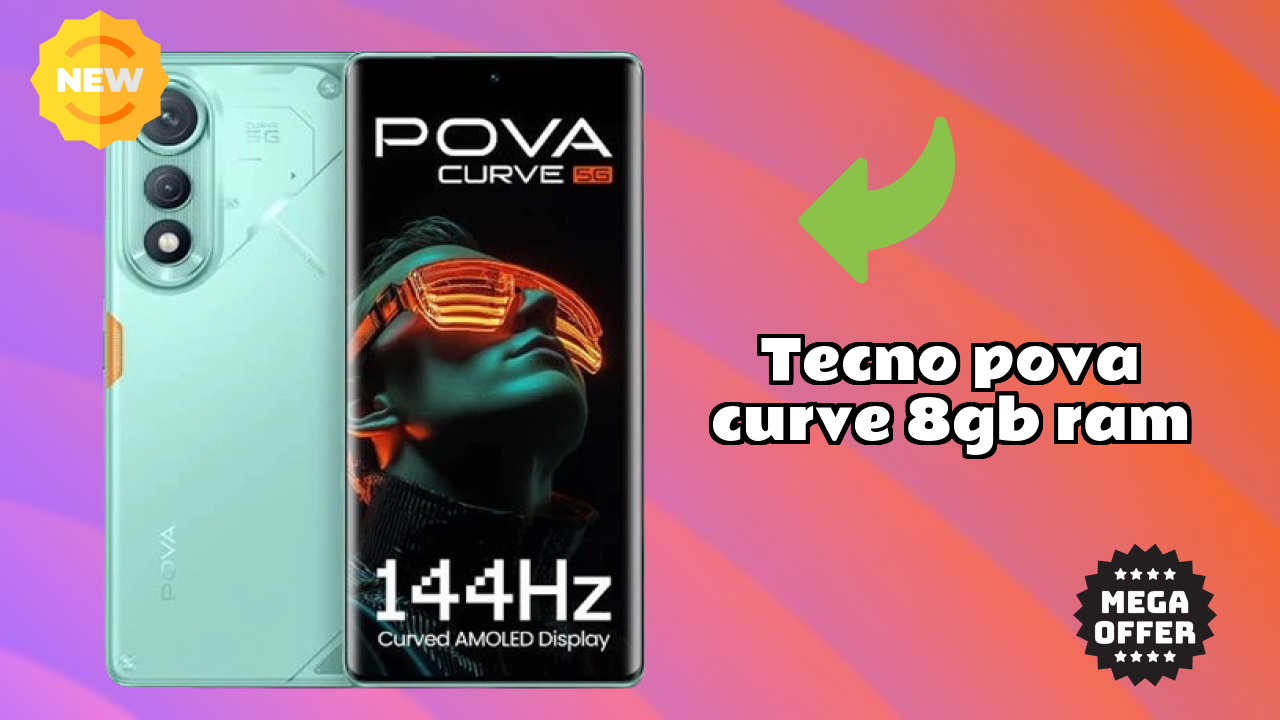 Tecno Pova Curve 8GB RAM Display Size: 6.78 Inches (17.22 Cm) Screen Quality